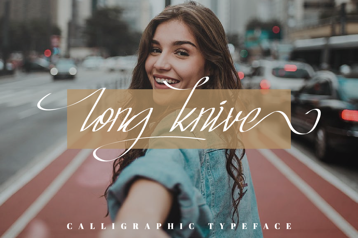 Long Knive font